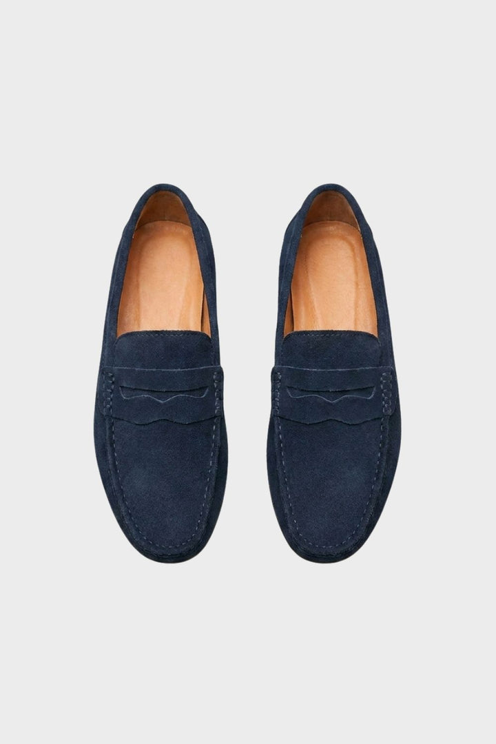 Loafer Herren mit Mokassin Naht und Schlupfform