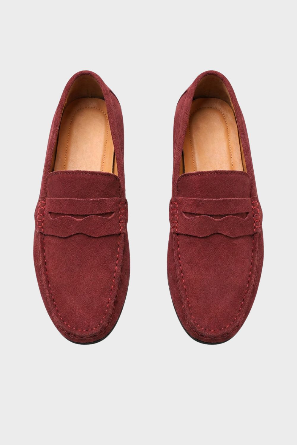 Loafer Herren mit Mokassin Naht und Schlupfform