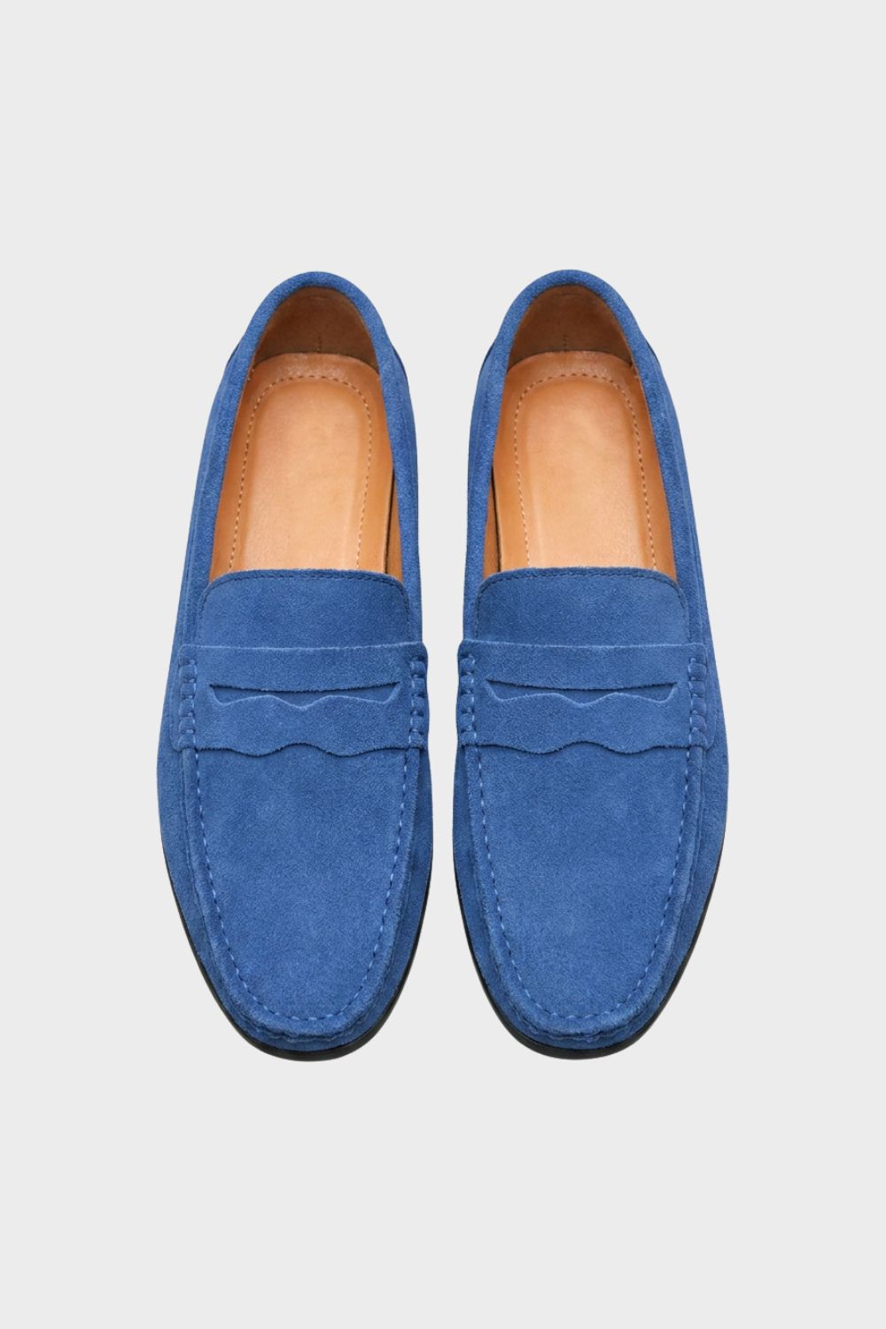 Loafer Herren mit Mokassin Naht und Schlupfform
