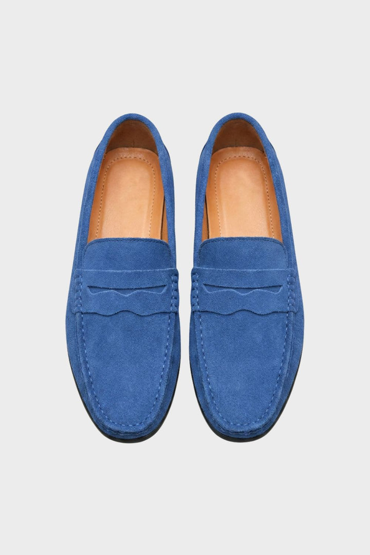 Loafer Herren mit Mokassin Naht und Schlupfform
