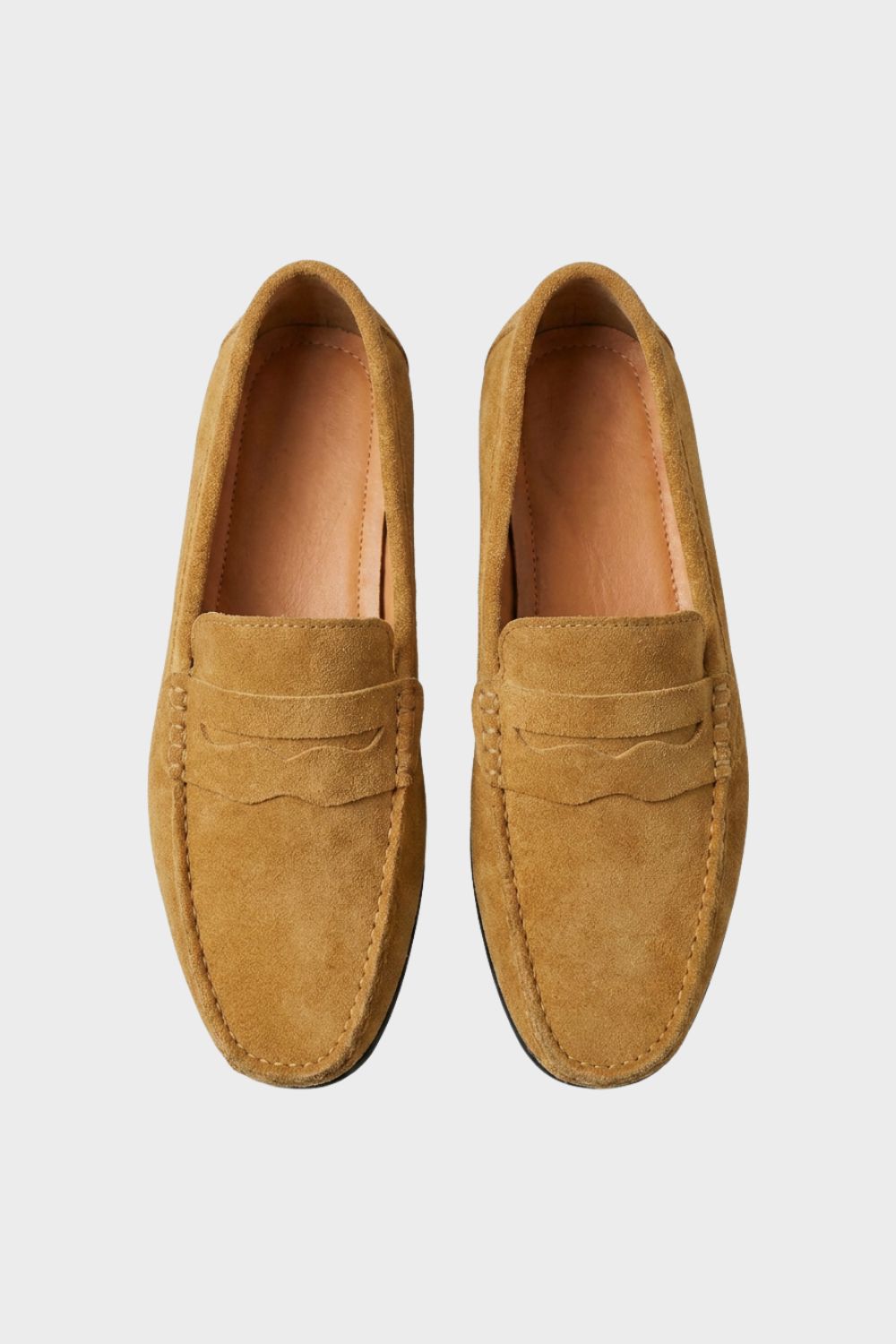 Loafer Herren mit Mokassin Naht und Schlupfform