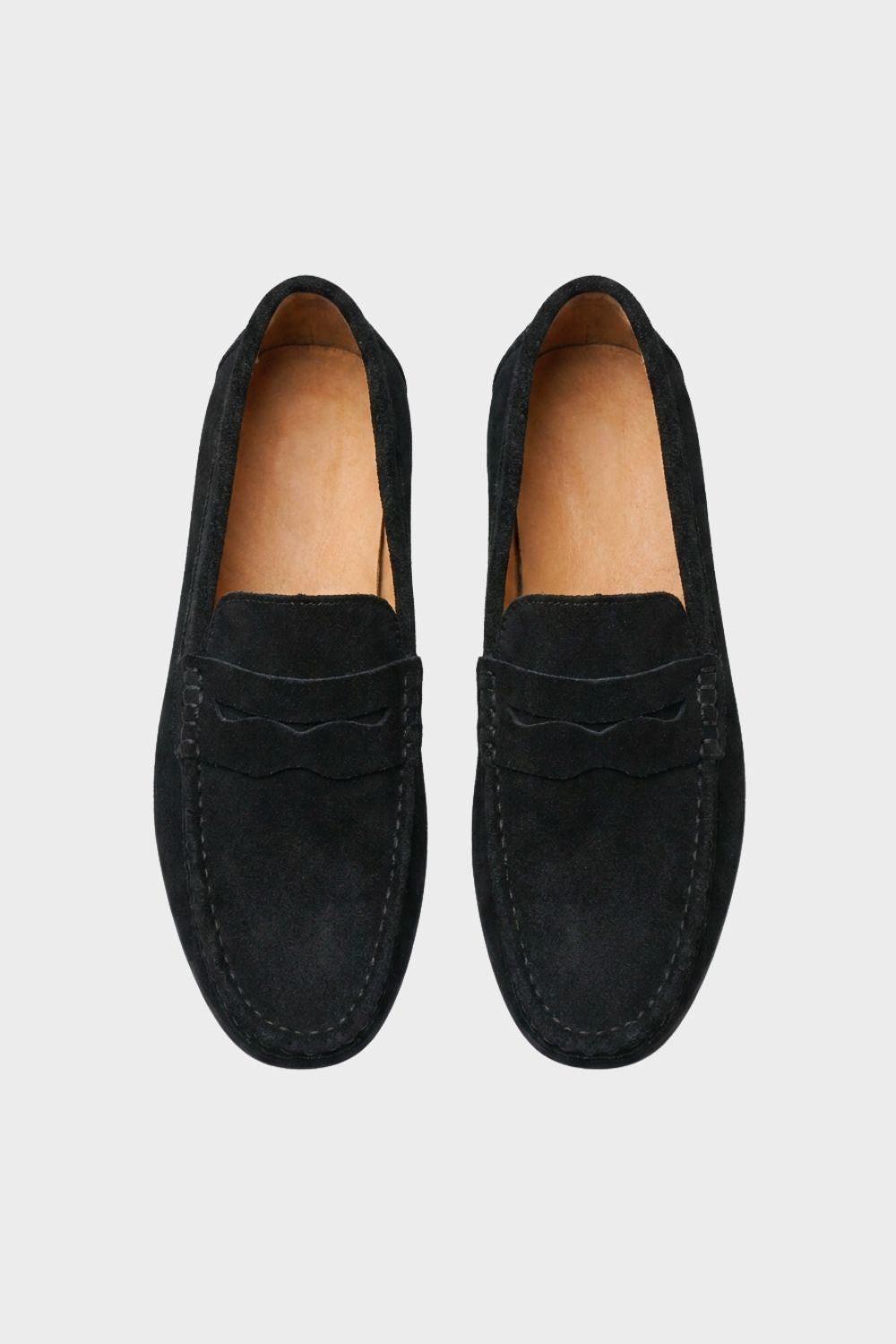 Loafer Herren mit Mokassin Naht und Schlupfform