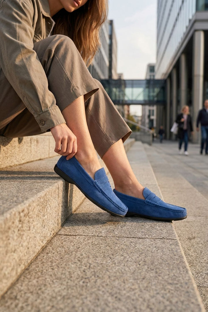 Loafer Herren mit Mokassin Naht und Schlupfform