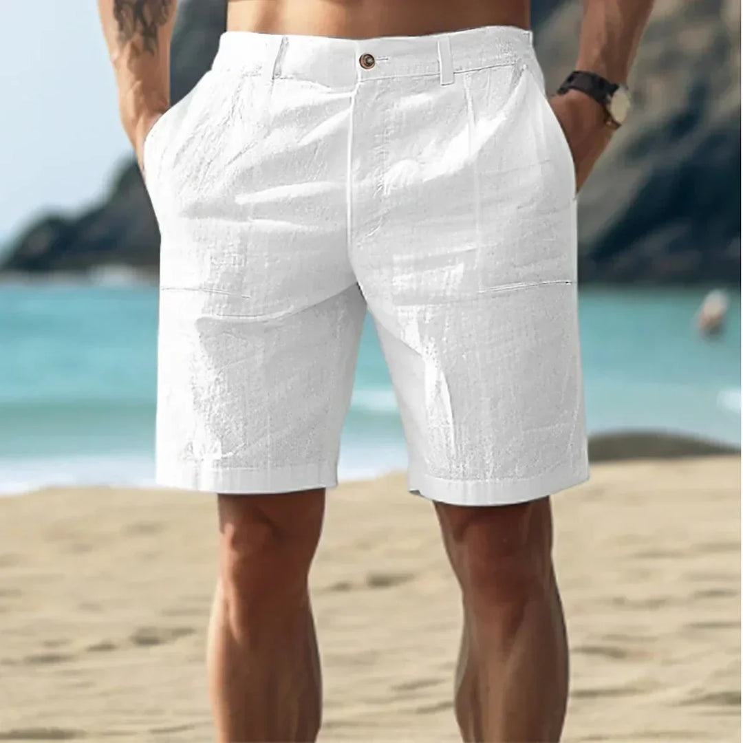 Herren Leinen Shorts | Tunnelzug – Hauptansicht