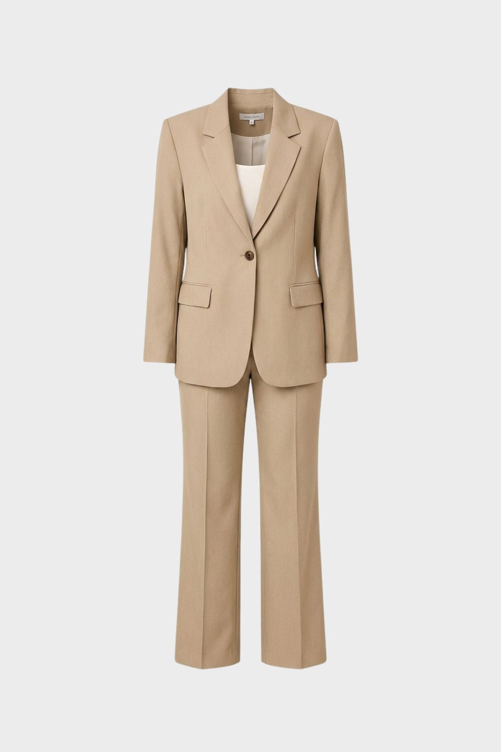 Hosenanzug Damen Zweiteiler mit Blazer und Schlaghose
