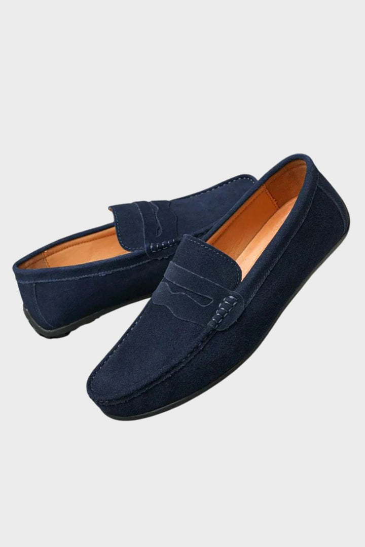 Loafer Herren mit Mokassin Naht und Schlupfform
