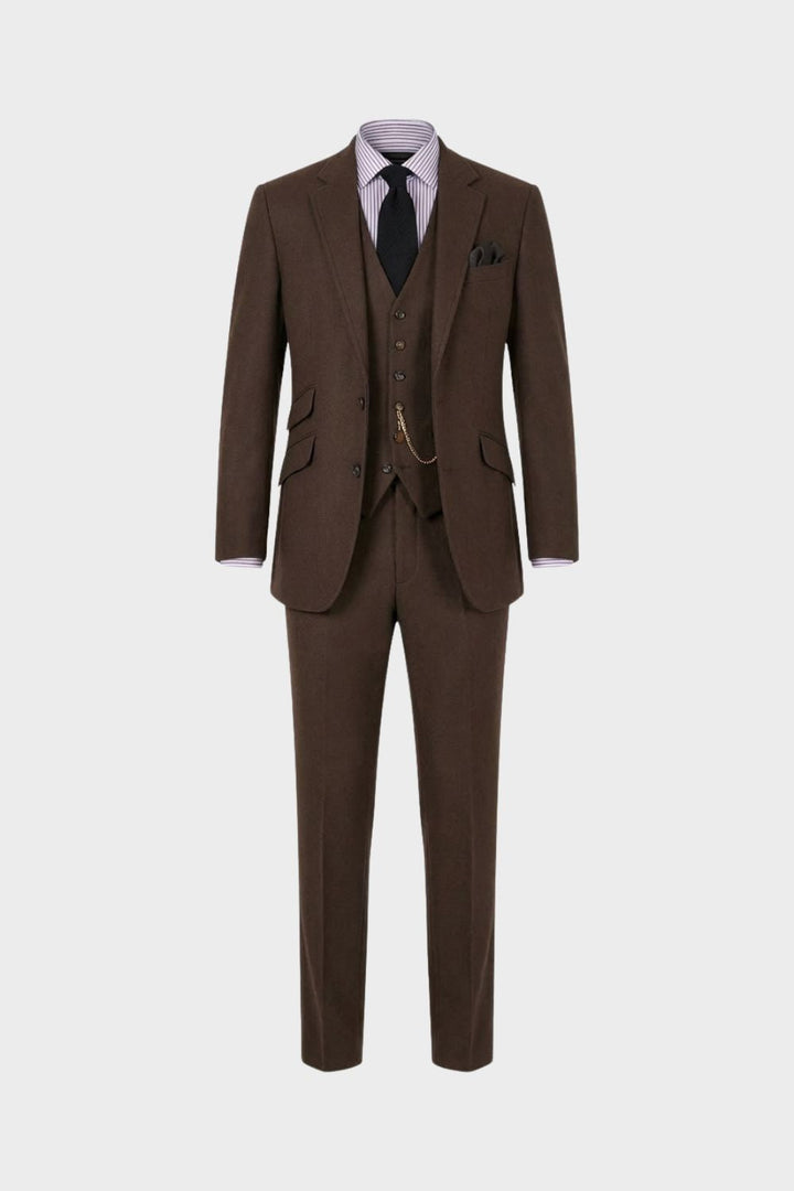 Herren Tweed Anzug | Dreiteiler