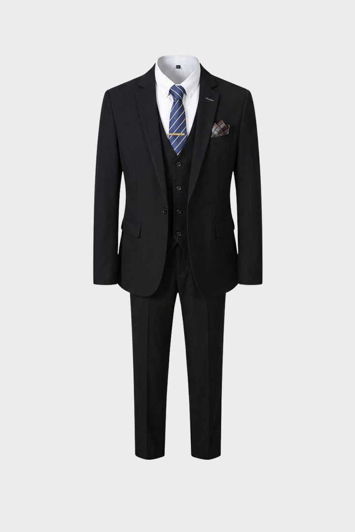 Anzug Herren Dreiteiler Slim Fit