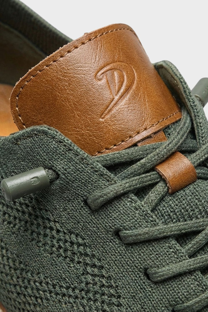 Sneaker Herren mit Schnürung und Strickoptik