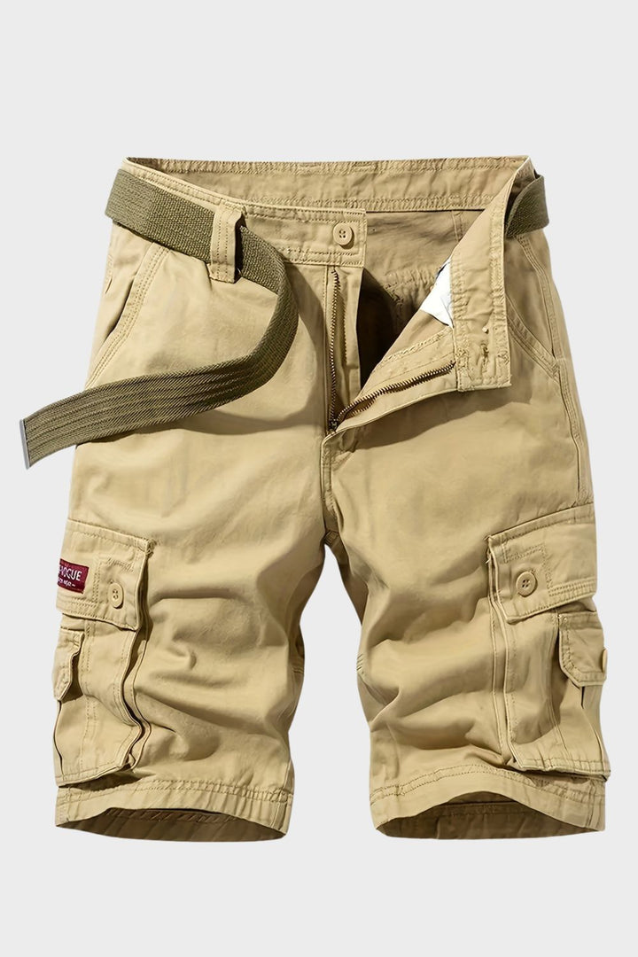 Cargo Shorts Herren kurze Hose mit Taschen und Gürtel – Model 2