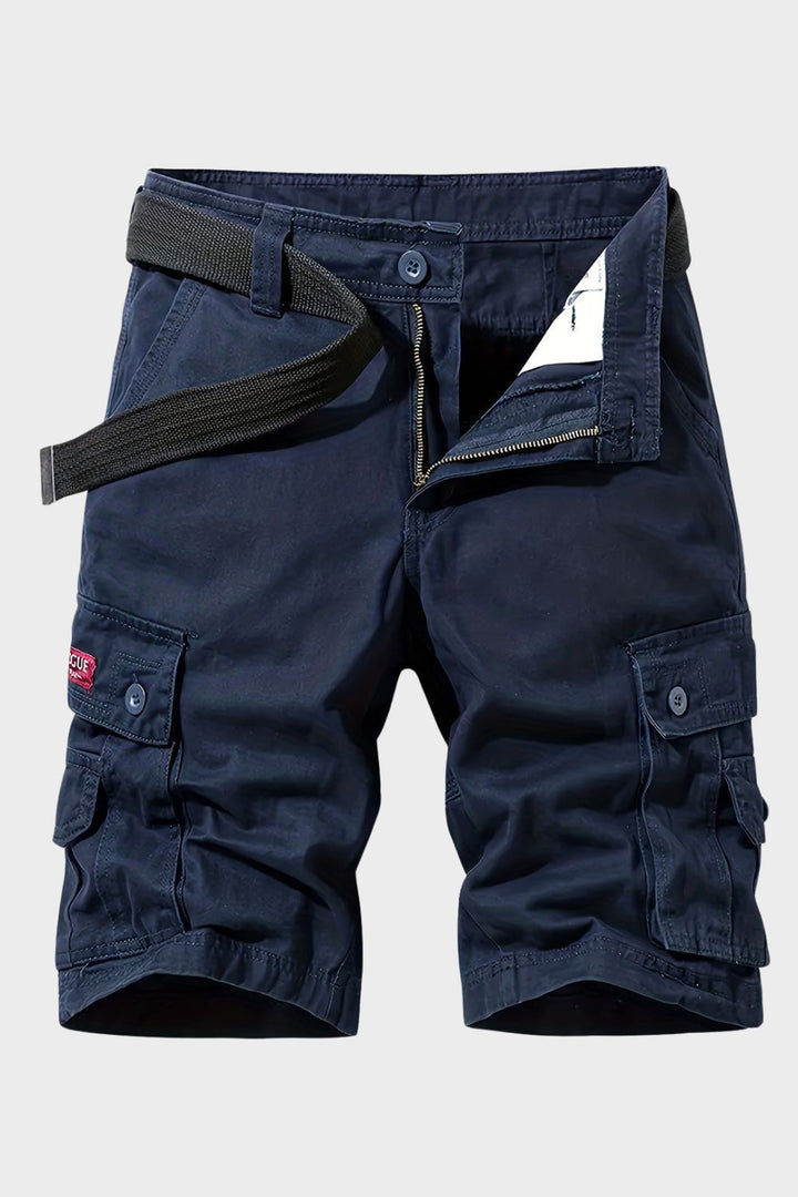 Cargo Shorts Herren kurze Hose mit Taschen und Gürtel – Model 2