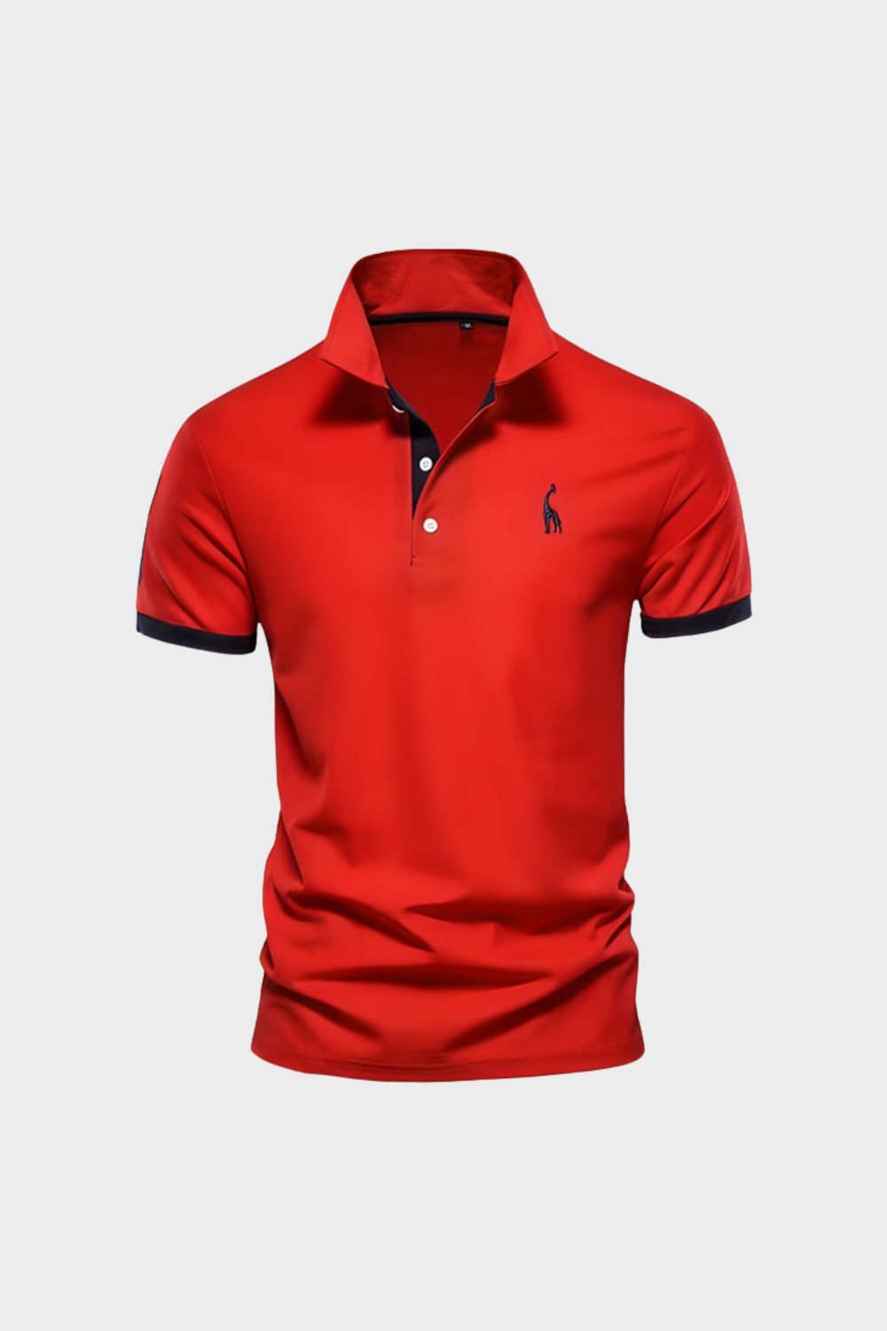 Poloshirt Herren Kurzarm mit Kontrastkragen