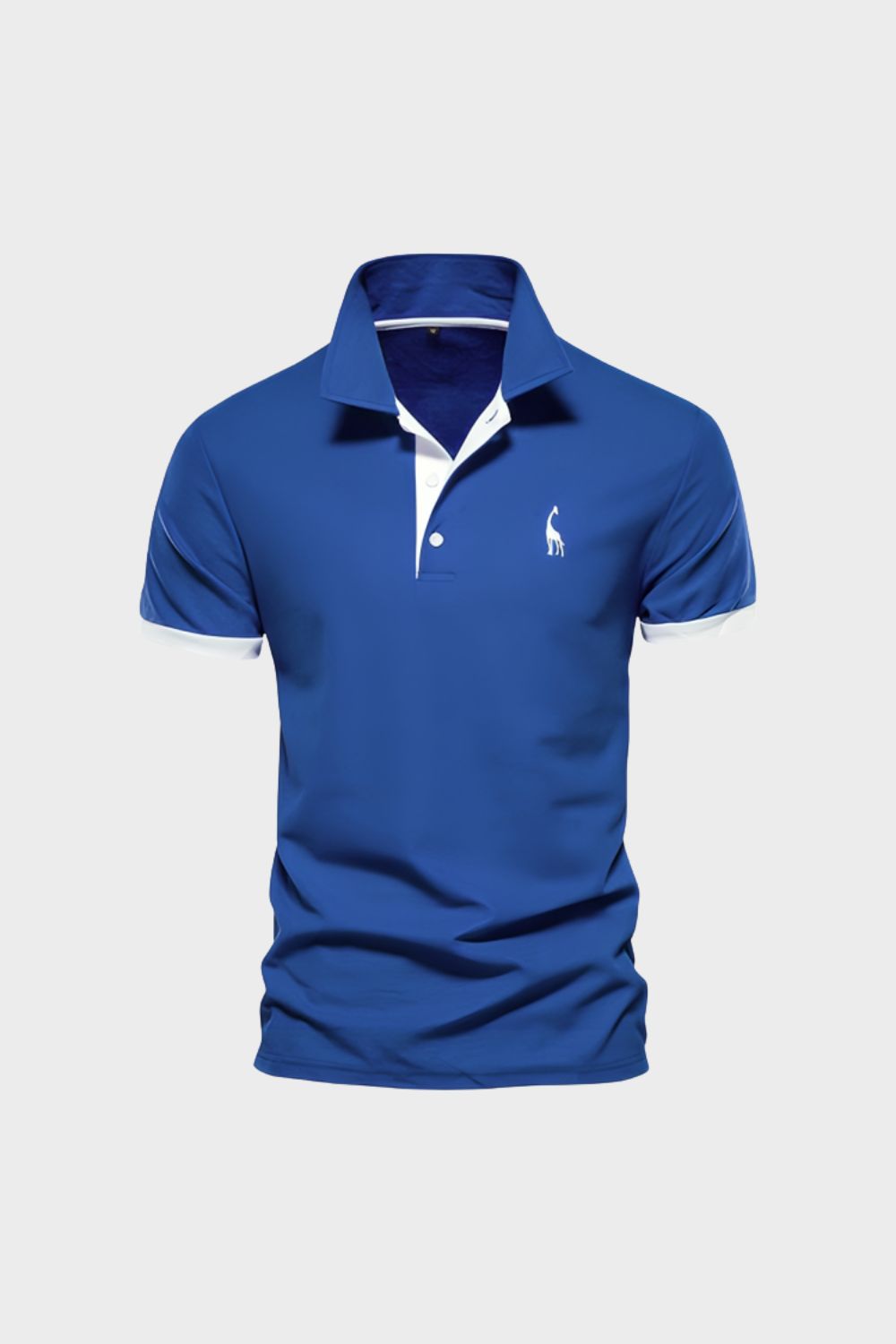 Poloshirt Herren Kurzarm mit Kontrastkragen