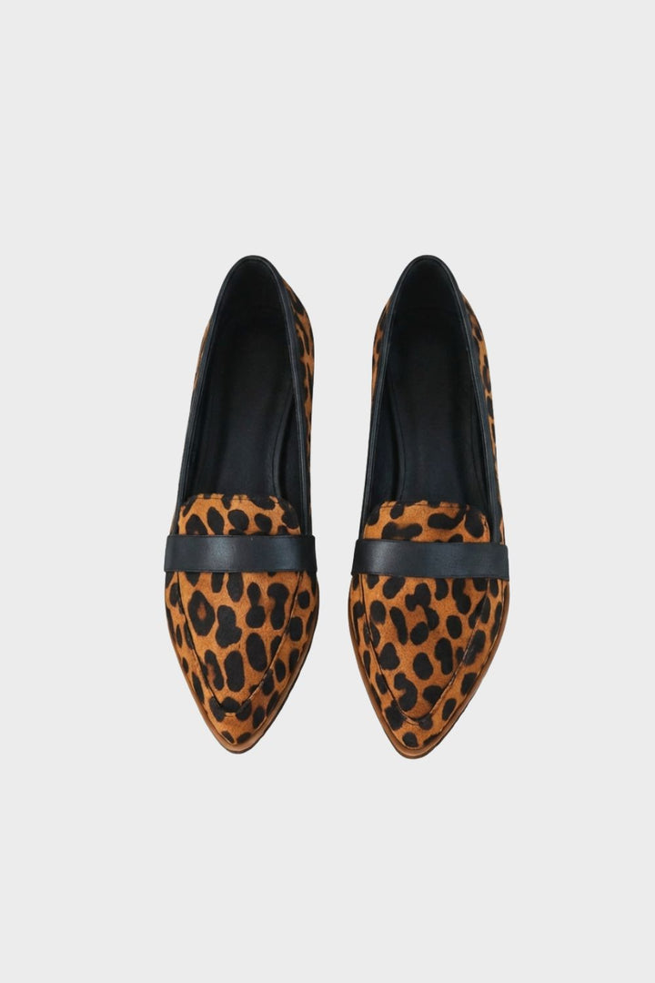 Penny Loafer Damen Spitz Wildleder – Elegante Slipper mit Absatz