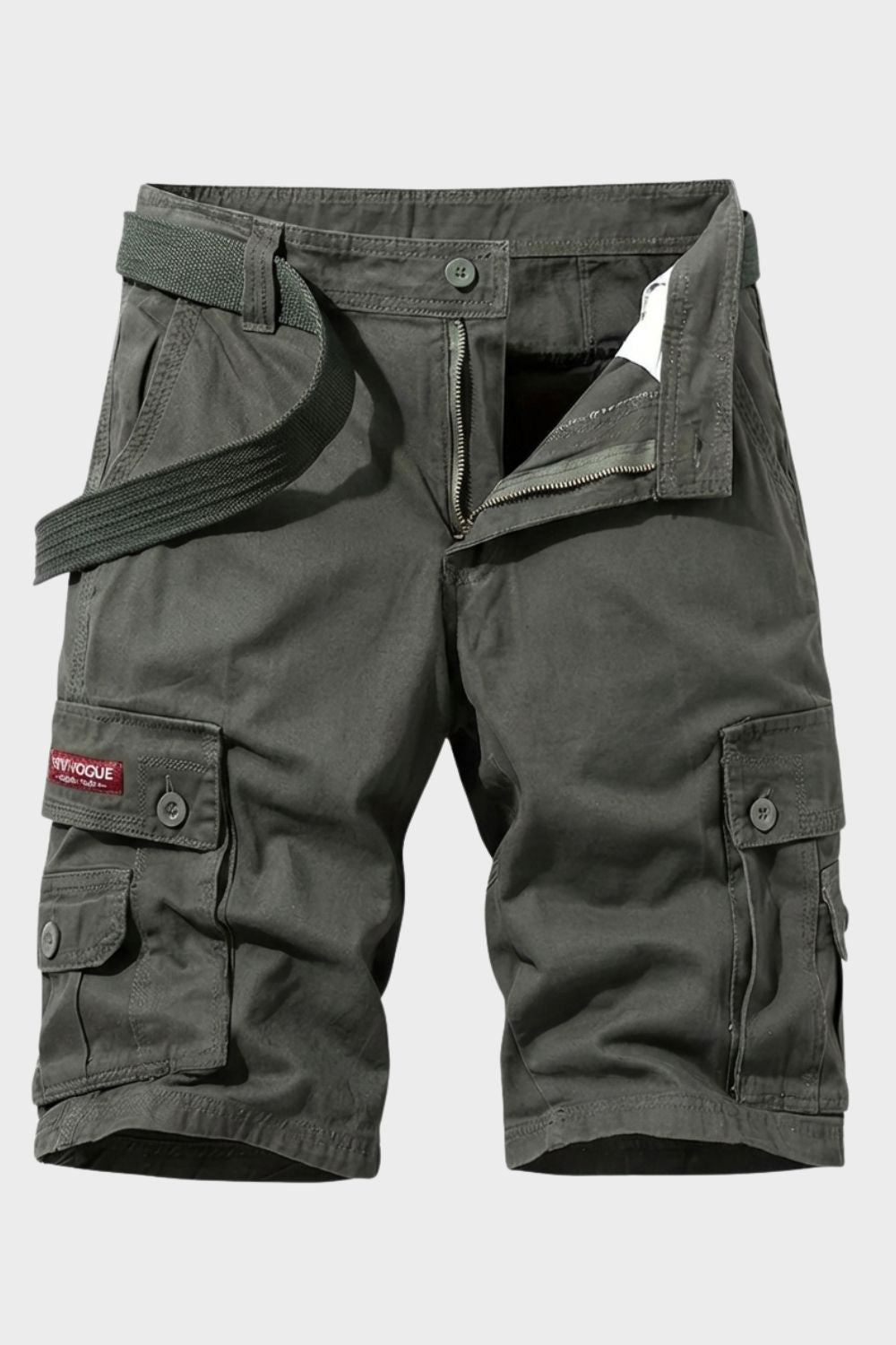 Cargo Shorts Herren kurze Hose mit Taschen und Gürtel – Model 2
