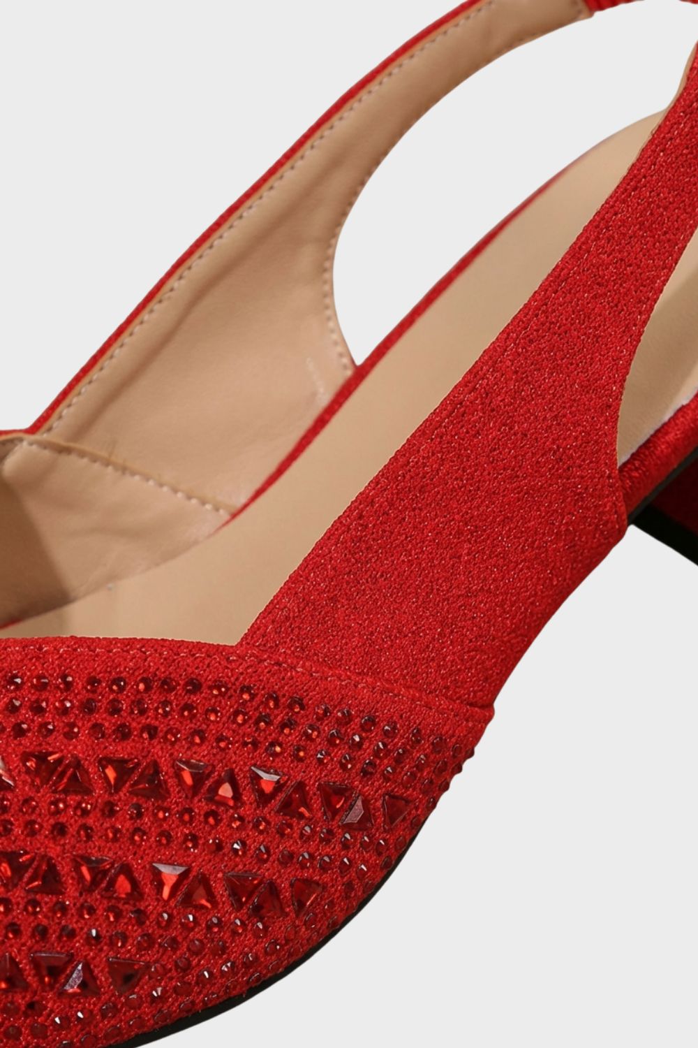 Damen Slingback Pumps | Strass