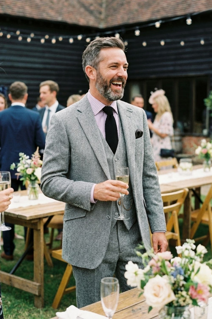 Herren Tweed Anzug | Dreiteiler