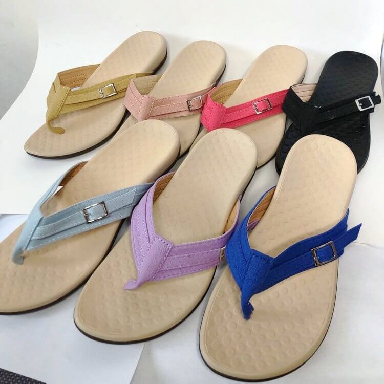 Damen Sommer-Zehentrenner – Variante in Dunkelblau