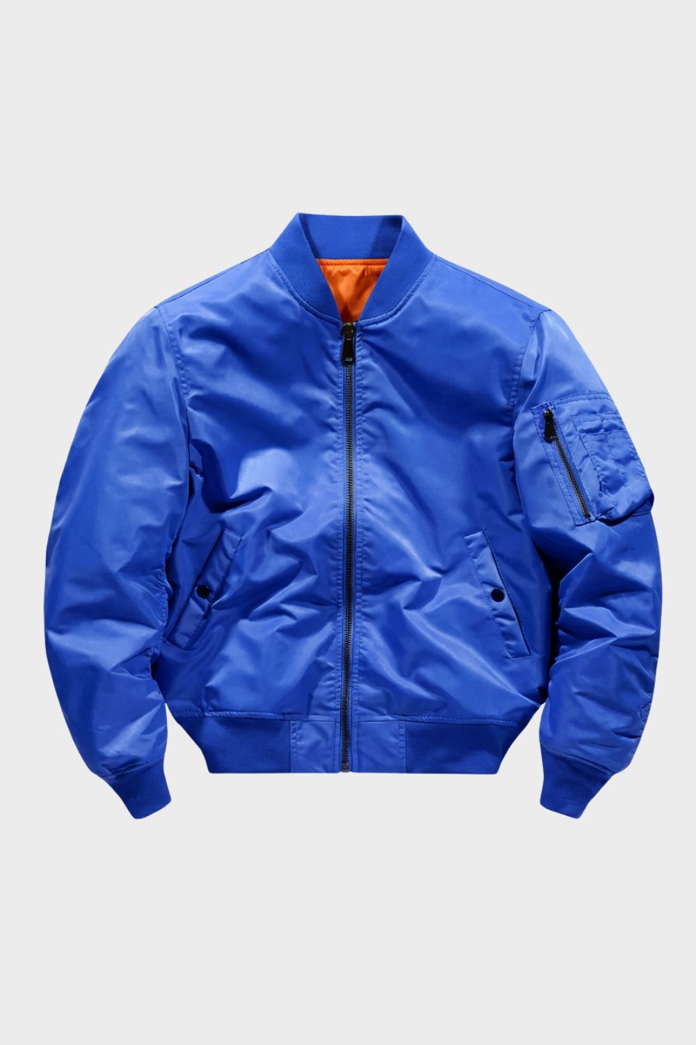 Bomberjacke Herren Fliegerjacke mit Reißverschluss