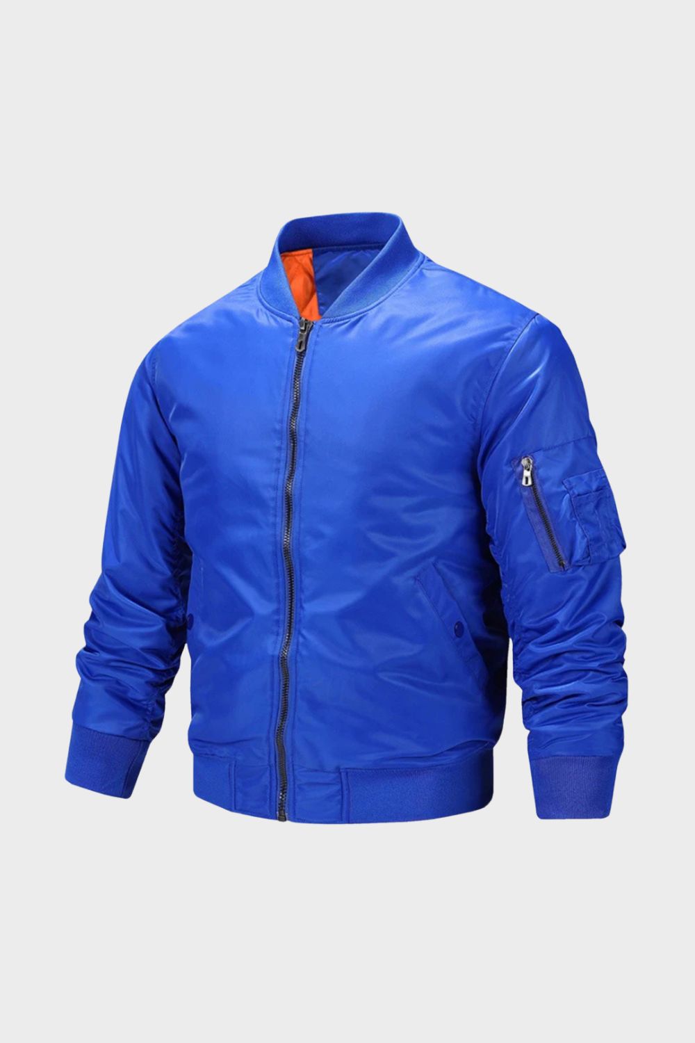 Bomberjacke Herren Fliegerjacke mit Reißverschluss