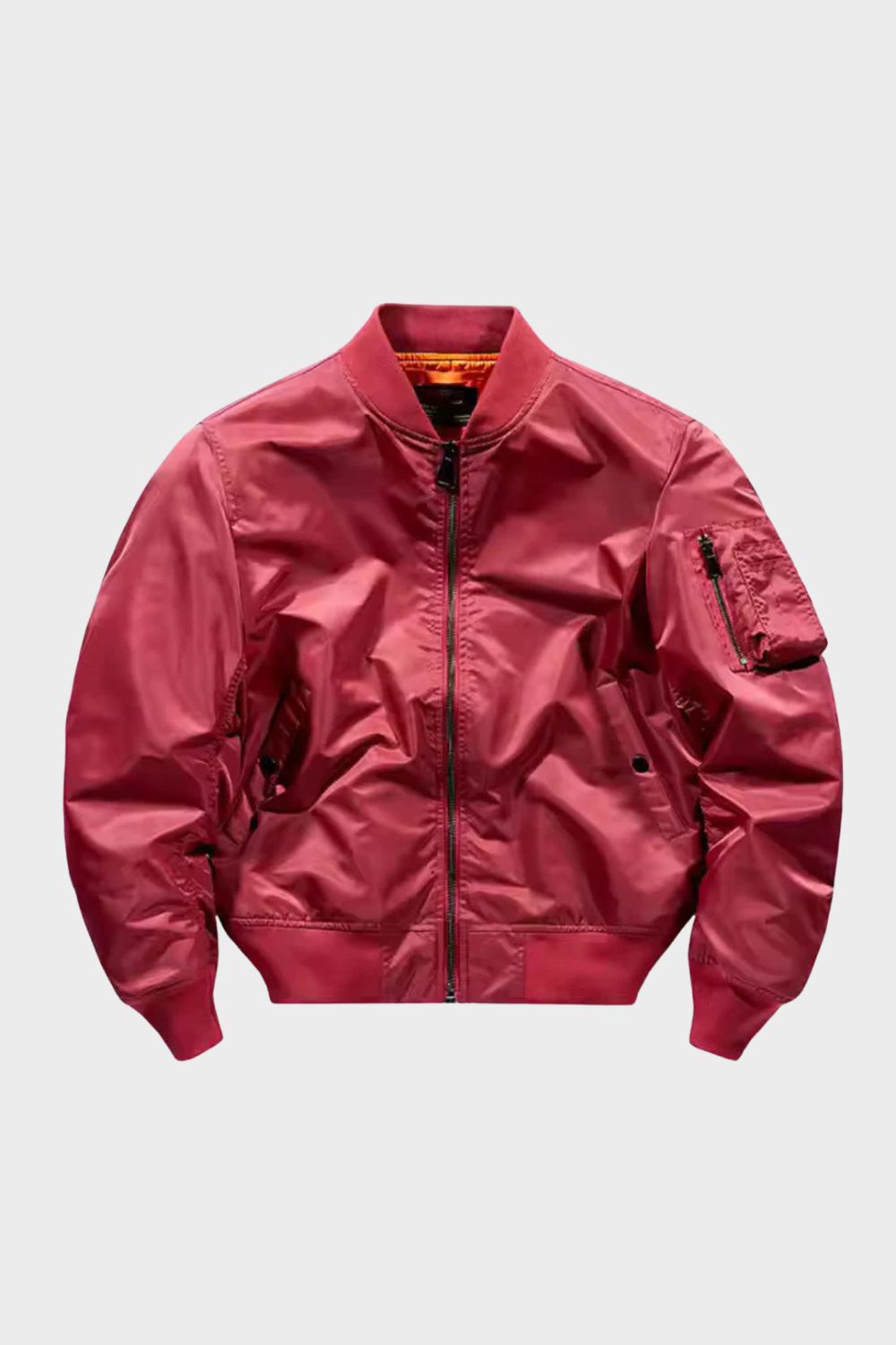 Bomberjacke Herren Fliegerjacke mit Reißverschluss