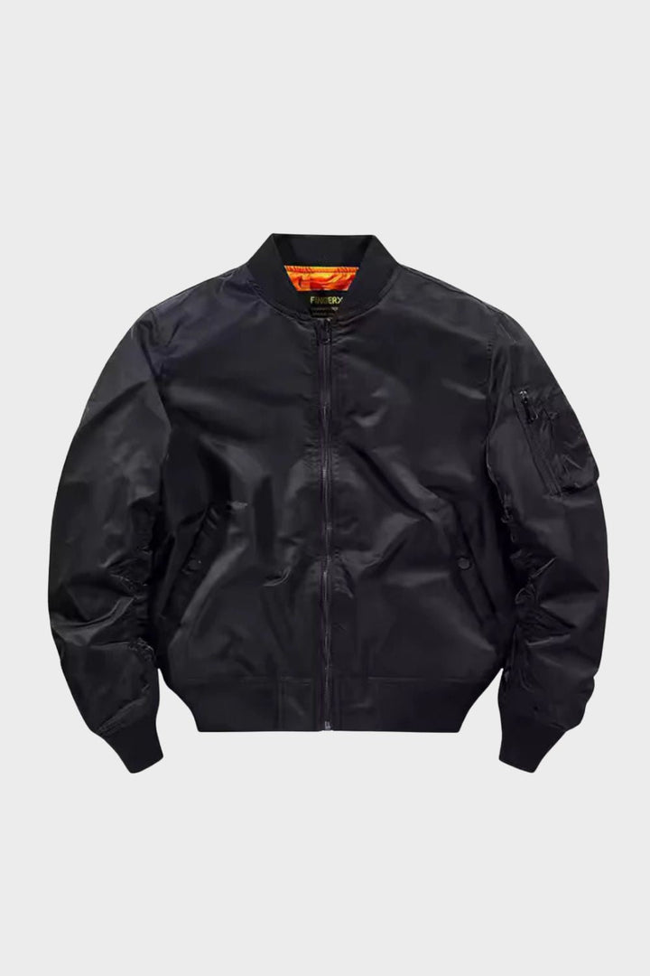 Bomberjacke Herren Fliegerjacke mit Reißverschluss