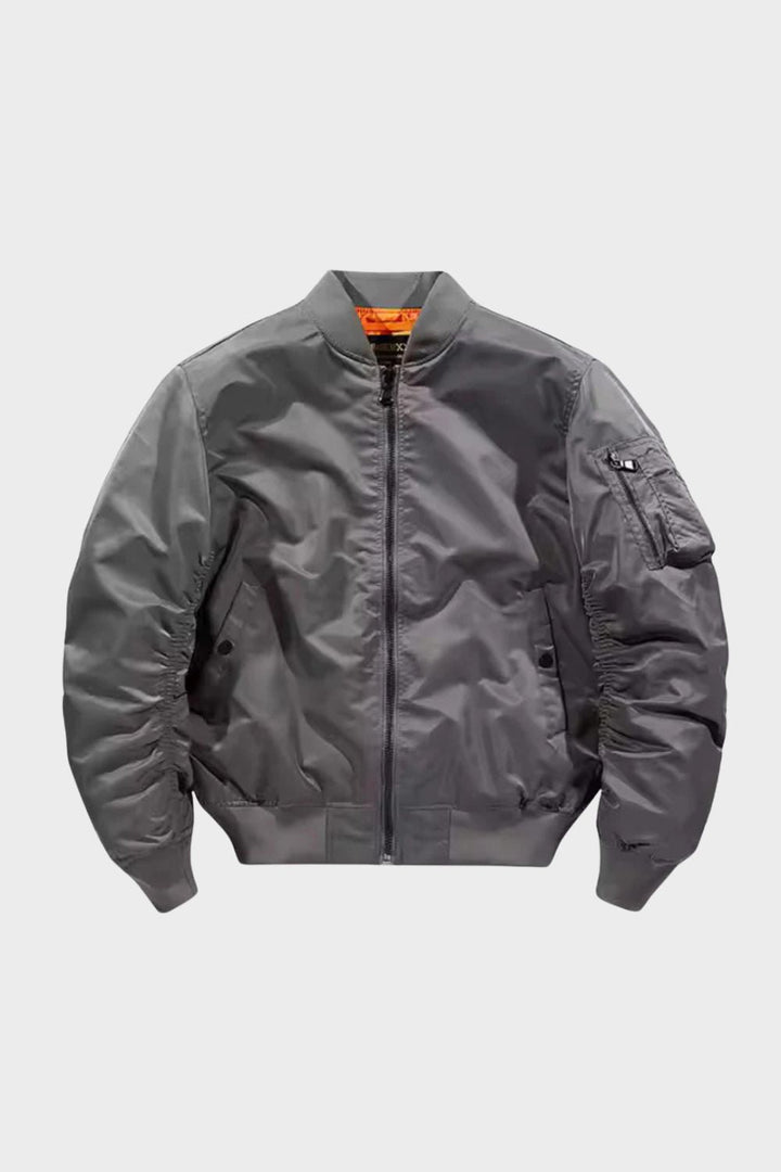 Bomberjacke Herren Fliegerjacke mit Reißverschluss