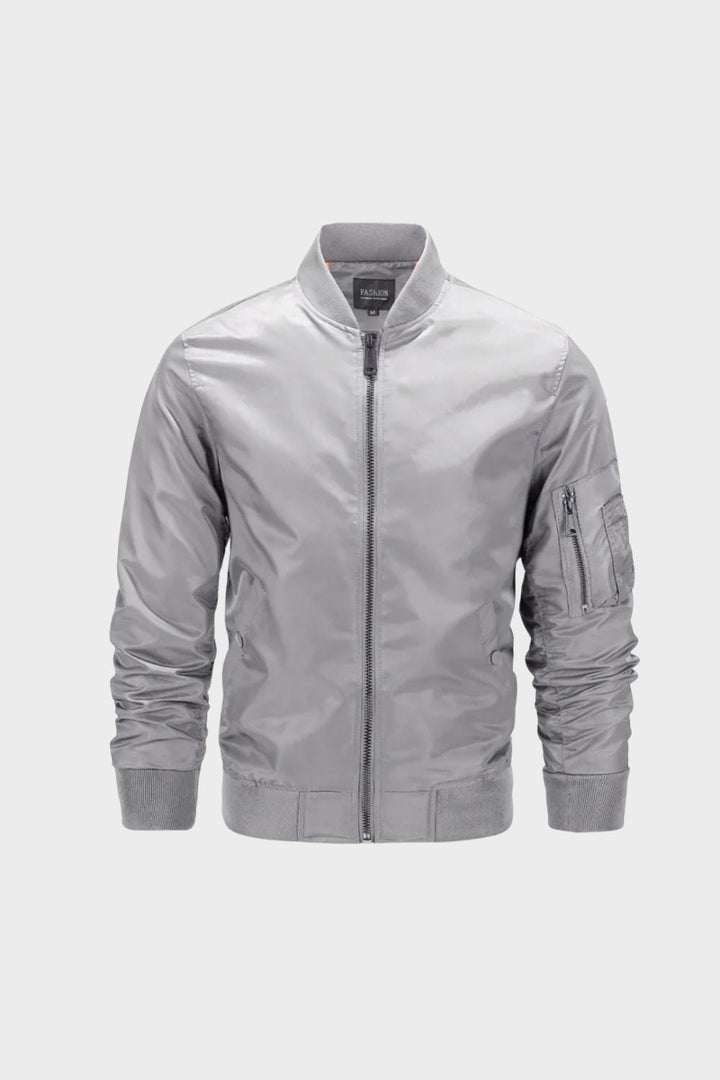 Bomberjacke Herren Fliegerjacke mit Reißverschluss