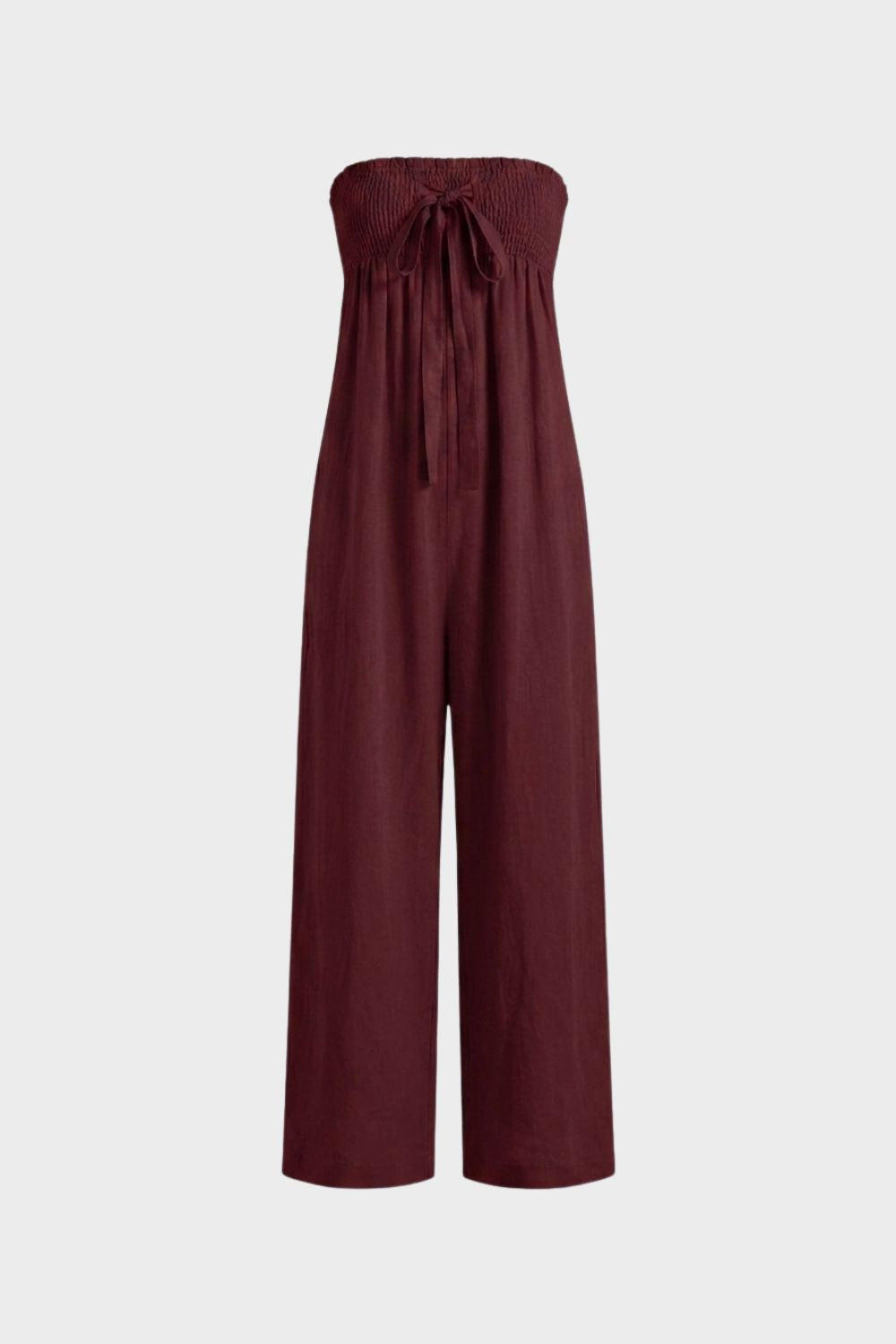 Damen Bandeau Jumpsuit | Wide-Leg – Lifestyle-Look
