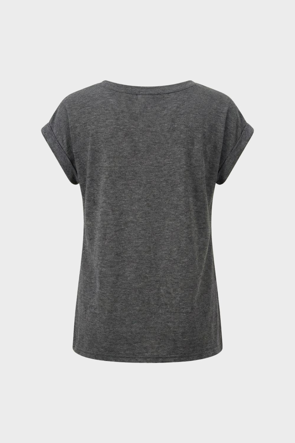 Damen Basic Tee – Loose Crew – Detail-Ansicht