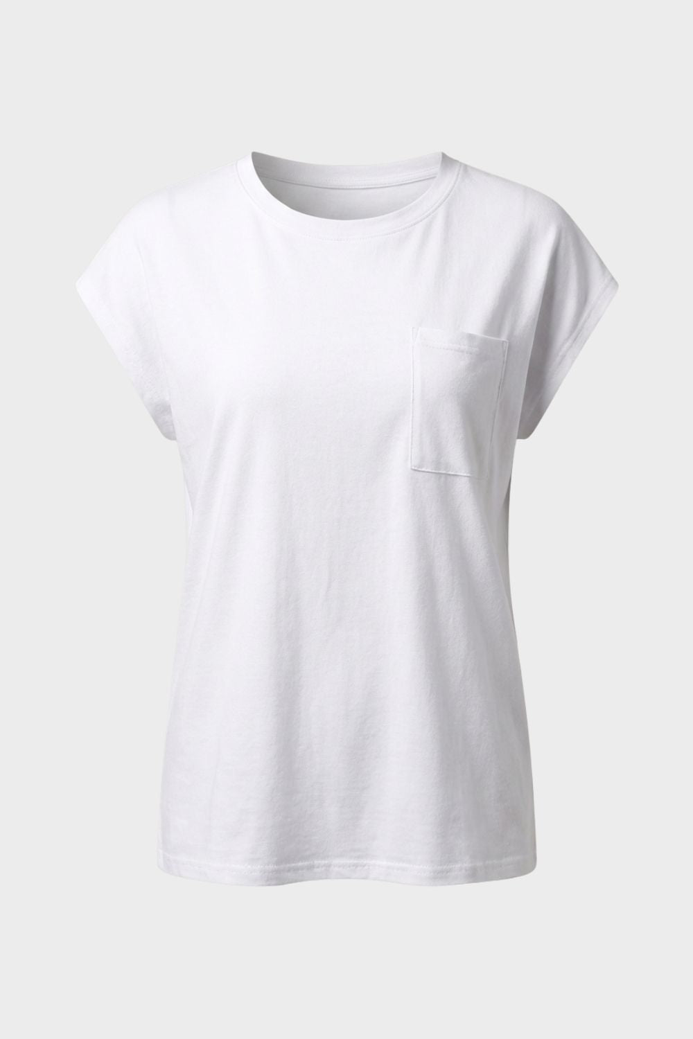 Damen Basic Tee – Loose Crew – Farb-Übersicht