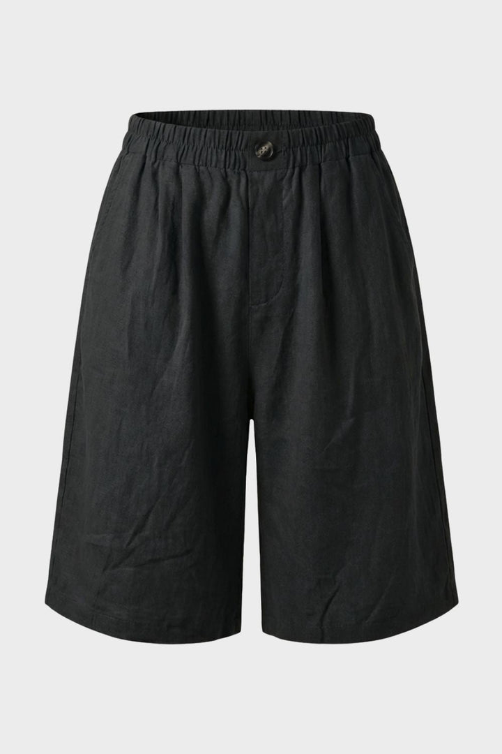 Damen Bermuda Shorts – Leinen – Pass-Bild