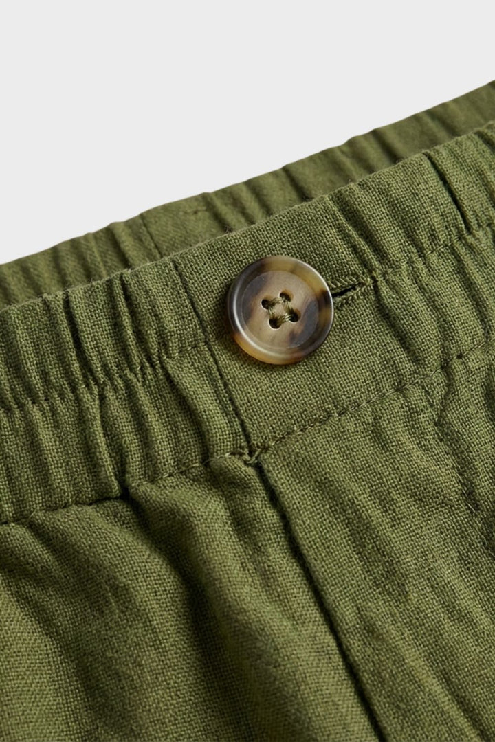 Damen Bermuda Shorts – Leinen – Profil-Ansicht