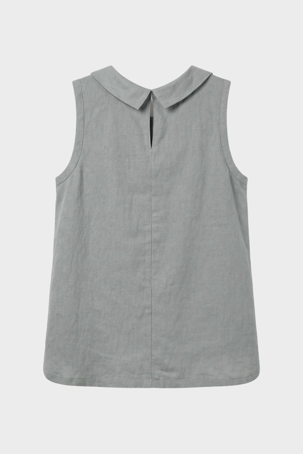 Damen Bluse ärmellos mit Rundhals