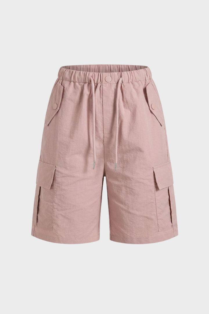 Damen Cargo Shorts mit elastischem Bund