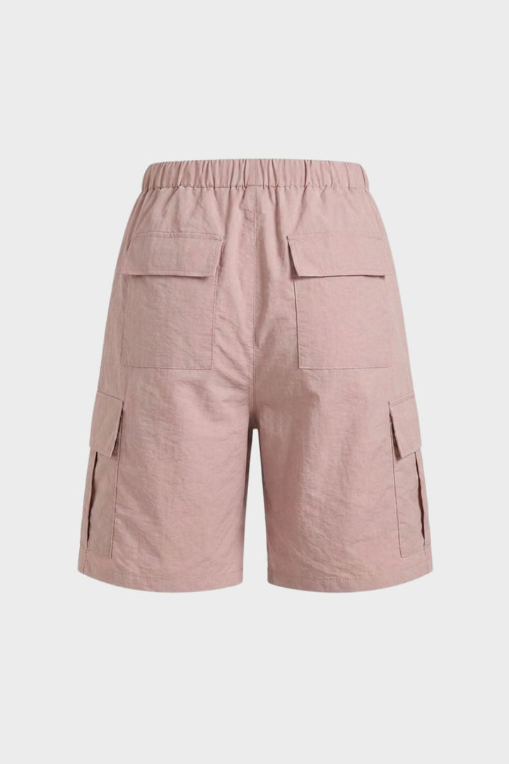 Damen Cargo Shorts mit elastischem Bund