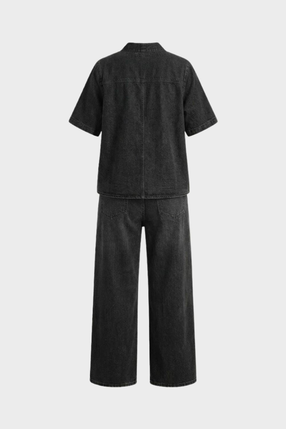 Damen Casual Set | V-Ausschnitt und Hose – Detail-Ansicht