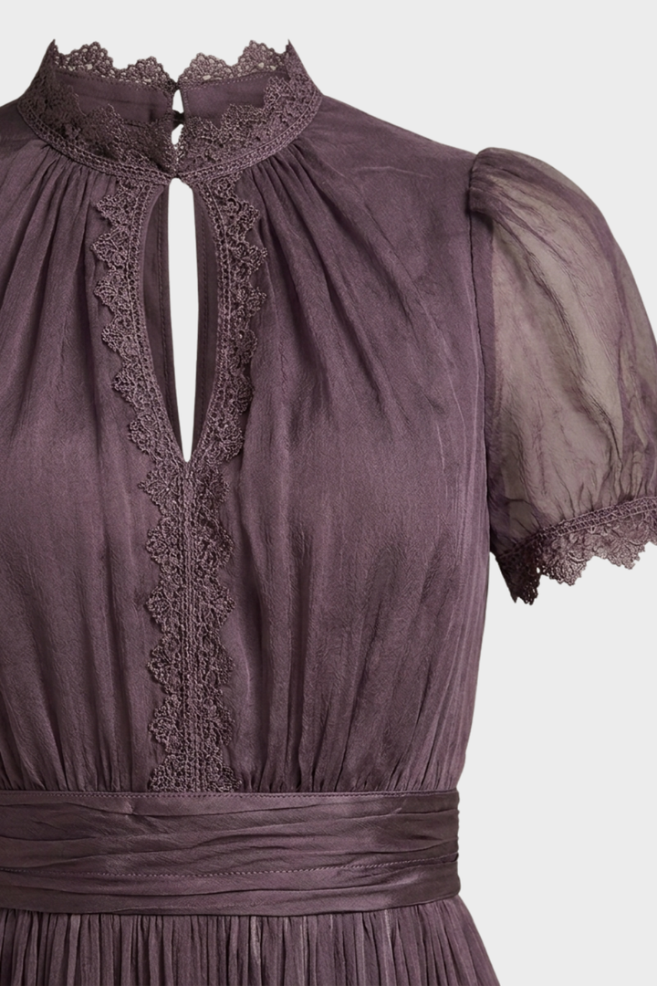Damen Chiffon Maxikleid – Festlich – Detail-Ansicht