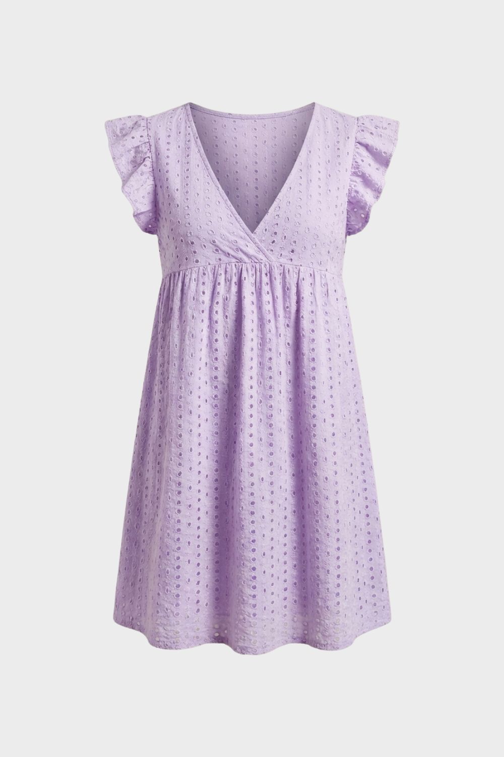 Damen Eyelet Minikleid – Babydoll – Styling-Inspiration