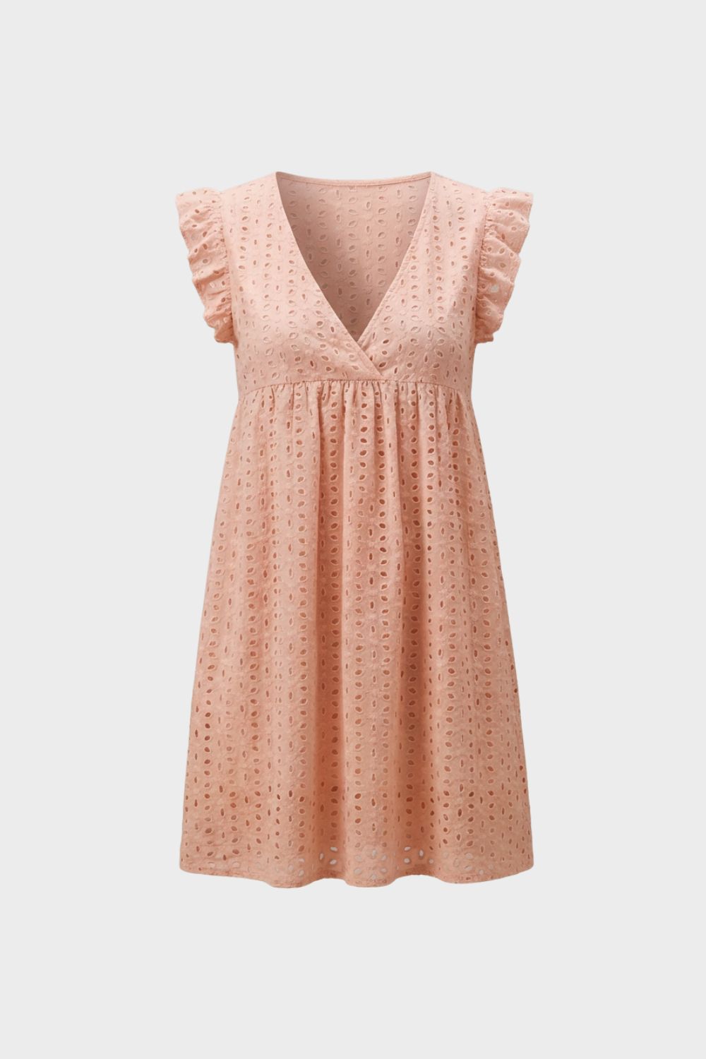 Damen Eyelet Minikleid – Babydoll – Größentabelle