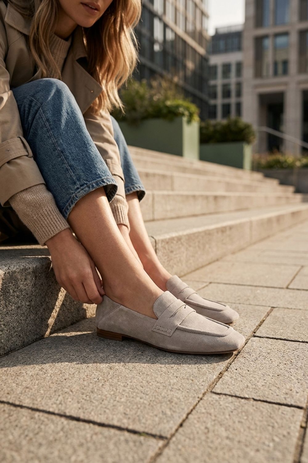 Damen Loafer | Lammfell-Innenfutter
