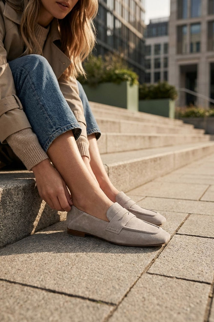 Damen Loafer | Lammfell-Innenfutter