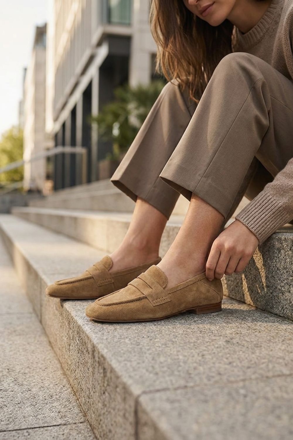 Damen Loafer | Lammfell-Innenfutter