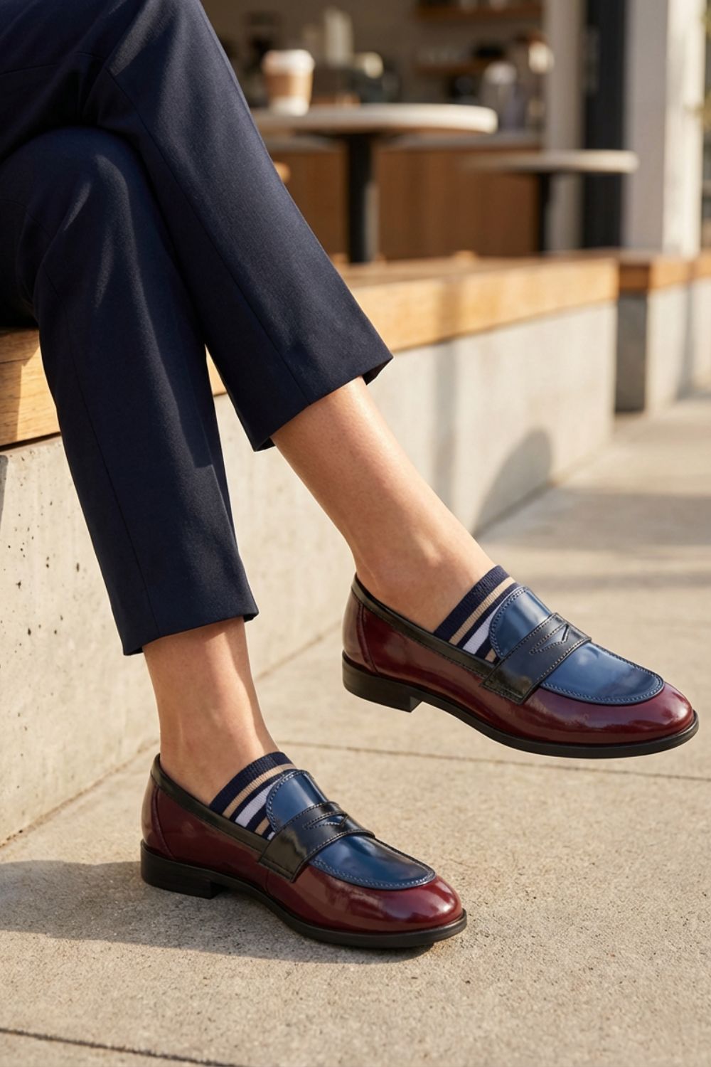 Damen Loafer mit Runder Spitze | Freizeit