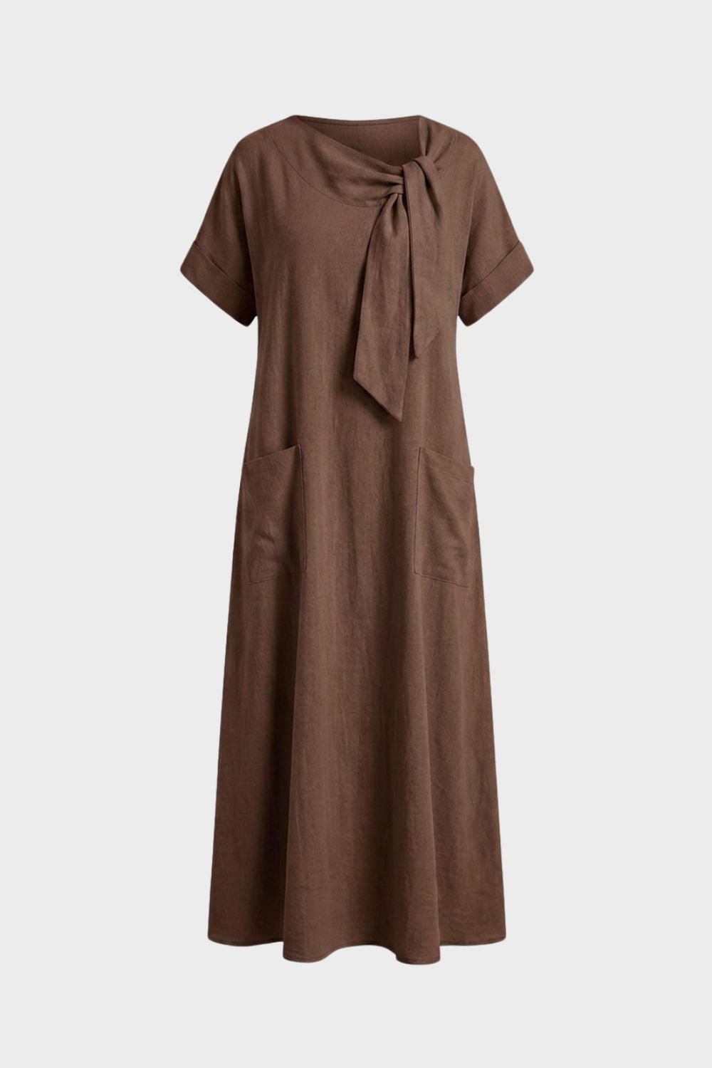 Damen Loose Maxikleid | Rundhals – Farb-Übersicht