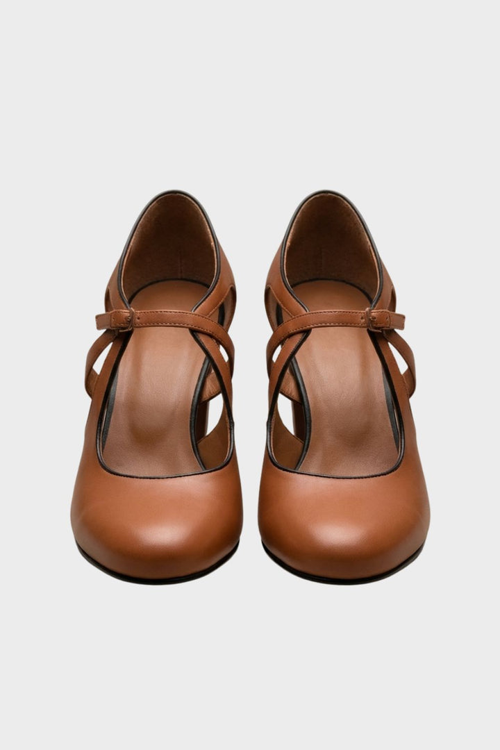 Damen Mary Jane Pumps | Riemchen
