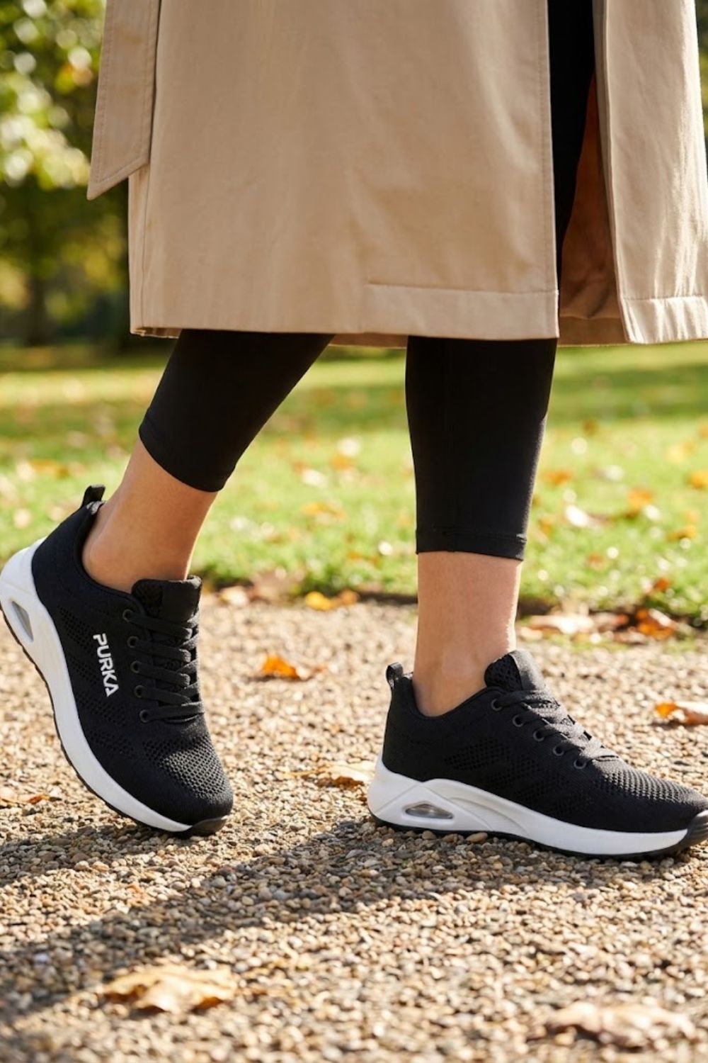 Damen Orthopädische Sneaker | Schwarz