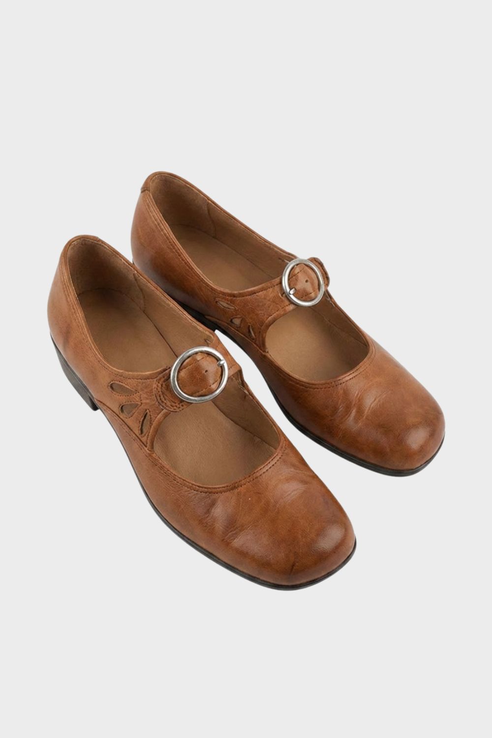 Damen Pantoletten Leder | Vintage