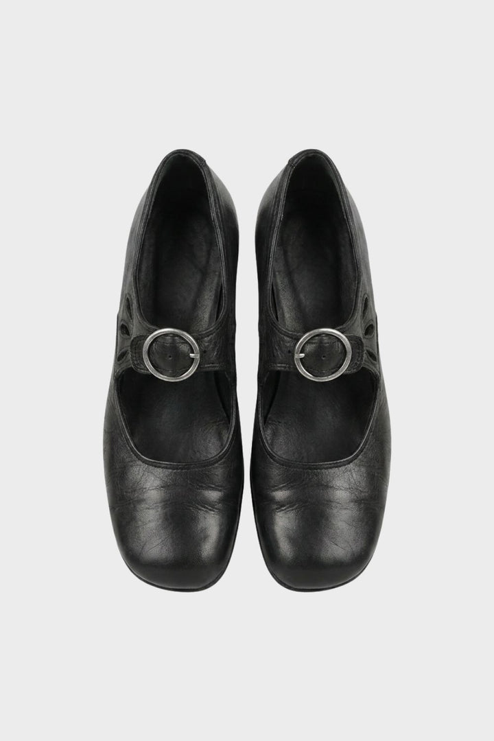 Damen Pantoletten Leder | Vintage