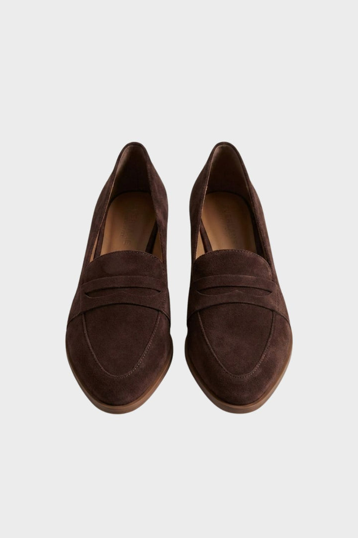 Damen Penny Loafer | Wildleder